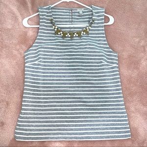 J Crew jeweled tank